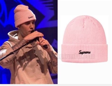 justin bieber pink beanie